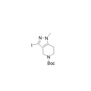 tert-butyl 3-iodo-1-methyl-1,4,6,7-tetrahydro-5H-pyrazolo[4,3-c]pyridine-5 carboxylate