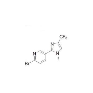 2-(4-bromophenyl)-1-methyl-4-(trifluoromethyl)-1H-imidazole
