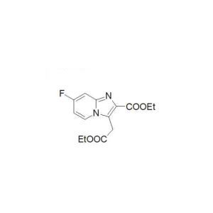 3-Ethoxycarbonylmethyl-7-fluoro-imidazo[1,2-a]pyridine-2-carboxylic acid ethyl ester
